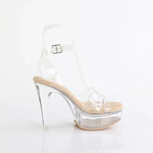 Carregar imagem no visualizador da galeria, Tacones Fabulicious MARTINI-505 Transparente Crema