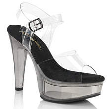 Carregar imagem no visualizador da galeria, Tacones Fabulicious MARTINI-508 Transparente Negro Ahumado