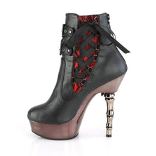 Carregar imagem no visualizador da galeria, Botas Demonia MUERTO-1030 Negro Faux Leather/Pewter Chrome