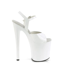 Load image into Gallery viewer, Tacones Pleaser NAUGHTY-809 Blanco Charol