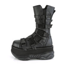 Carregar imagem no visualizador da galeria, Zapatos con plataforma Demonia NEPTUNE-210 Negro Piel vegana