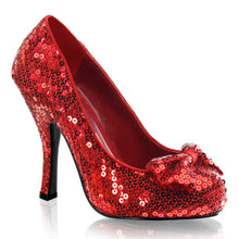 Cargar imagen en el visor de la galería, Tacones Funtasma OZ-06 Rojo Sequins