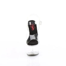 Cargar imagen en el visor de la galería, Tacones Pleaser PASSION-708 Transparente Negro