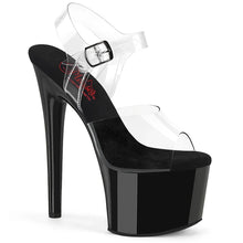 Carregar imagem no visualizador da galeria, Tacones Pleaser PASSION-708 Transparente Negro