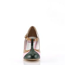 Load image into Gallery viewer, Tacones Pin Up Couture PEACH-03 B.rosa Piel Sintética