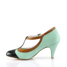 Carregar imagem no visualizador da galeria, Tacones Pin Up Couture PEACH-03 Mint Piel Sintética