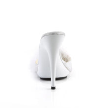 Load image into Gallery viewer, Tacones Fabulicious POISE-501F Blanco Satin Marabou