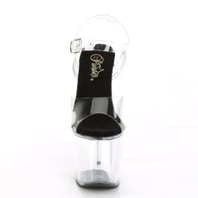 Carregar imagem no visualizador da galeria, Tacones Pleaser RADIANT-708 Transparente Negro