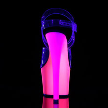 Carregar imagem no visualizador da galeria, Tacones Pleaser RAINBOW-308UV Transparente Neon