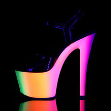 Carregar imagem no visualizador da galeria, Tacones Pleaser RAINBOW-309UV Negro Charol Neon