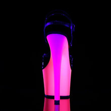 Carregar imagem no visualizador da galeria, Tacones Pleaser RAINBOW-309UV Negro Charol Neon