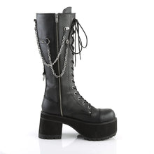 Carregar imagem no visualizador da galeria, Zapatos con plataforma Demonia RANGER-303 Negro Faux Leather