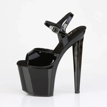 Cargar imagen en el visor de la galería, Tacones Pleaser RAZZLE-809 Negro Charol