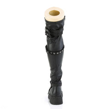 Cargar imagen en el visor de la galería, Botas (Over the Knee) Demonia RENEGADE-320 Negro Stretch Piel vegana