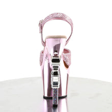 Load image into Gallery viewer, Tacones Pleaser REVOLVER-709G B. Rosa Gltr
