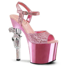 Load image into Gallery viewer, Tacones Pleaser REVOLVER-709G B. Rosa Gltr