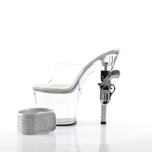 Carregar imagem no visualizador da galeria, Tacones Pleaser REVOLVER-712 Transparente