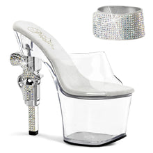 Carregar imagem no visualizador da galeria, Tacones Pleaser REVOLVER-712 Transparente