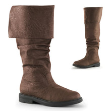 Cargar imagen en el visor de la galería, Botas Funtasma ROBINHOOD-100 Marrón Distressed Pu