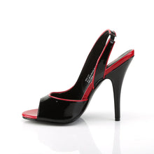 Cargar imagen en el visor de la galería, Tacones Pleaser SEDUCE-117 Negro Rojo Charol