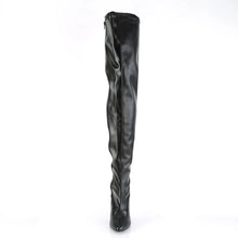 Load image into Gallery viewer, Tacones Pleaser SEDUCE-3000 Negro Str Piel