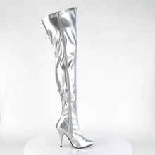 Cargar imagen en el visor de la galería, Tacones Pleaser SEDUCE-3000 Plata Str Piel