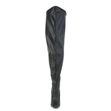 Cargar imagen en el visor de la galería, Botas Pleaser Pink Label SEDUCE-3000WC Negro Str. Piel