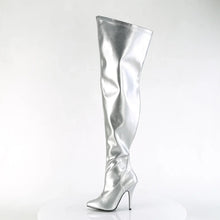 Load image into Gallery viewer, Tacones Pleaser SEDUCE-3000WC Plata Str Pu