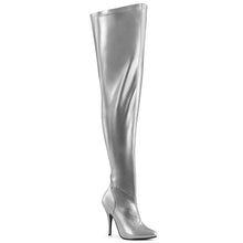 Load image into Gallery viewer, Tacones Pleaser SEDUCE-3000WC Plata Str Pu