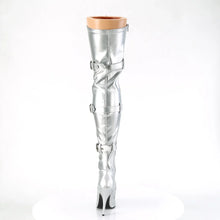 Load image into Gallery viewer, Tacones Pleaser SEDUCE-3028 Plata Str Pu