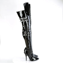 Cargar imagen en el visor de la galería, Tacones Pleaser SEDUCE-3080 Negro Str. Charol