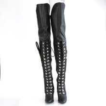 Cargar imagen en el visor de la galería, Tacones Pleaser SEDUCE-3082 Negro Str. Piel