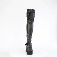 Load image into Gallery viewer, Botas (Over the Knee) Demonia SHAKER-325 Negro Piel vegana