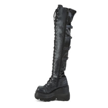 Cargar imagen en el visor de la galería, Botas (Over the Knee) Demonia SHAKER-350 Negro Veagn Leather-Stretch