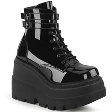 Load image into Gallery viewer, Botines Demonia SHAKER-52 Negro Charol