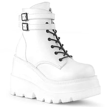 Carregar imagem no visualizador da galeria, Botines Demonia SHAKER-52 Blanco Piel vegana