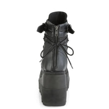 Load image into Gallery viewer, Botines Demonia SHAKER-60 Negro Piel vegana
