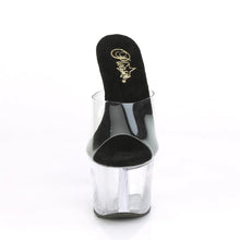 Cargar imagen en el visor de la galería, Tacones Pleaser SKY-301 Transparente Negro