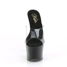 Carregar imagem no visualizador da galeria, Tacones Pleaser SKY-301CRS Transparente Negro Plata