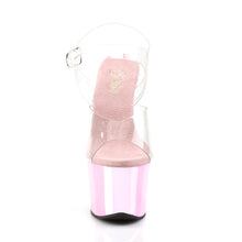 Cargar imagen en el visor de la galería, Tacones Pleaser SKY-308 - Transparente / Cromo rosa