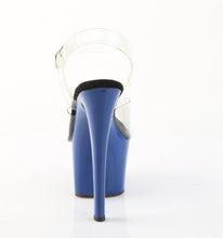 Cargar imagen en el visor de la galería, Tacones Pleaser SKY-308 - Transparente / Azul royal