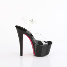Cargar imagen en el visor de la galería, Tacones Pleaser SKY-308CRS - Transparente / Strass negro-rosa intenso