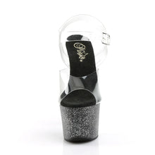 Load image into Gallery viewer, Tacones Pleaser SKY-308MG Transparente Negro