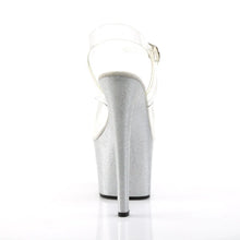 Load image into Gallery viewer, Tacones Pleaser SKY-308MG Transparente Plata