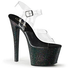 Load image into Gallery viewer, Tacones Pleaser SKY-308MG Transparente Negro