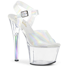 Cargar imagen en el visor de la galería, Tacones Pleaser SKY-308N-RBH Transparente Hologram