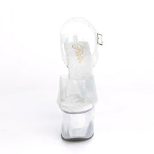 Cargar imagen en el visor de la galería, Tacones Pleaser SKY-308N Plata Hologram Inserts