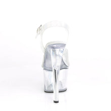 Cargar imagen en el visor de la galería, Tacones Pleaser SKY-308N Plata Hologram Inserts