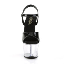 Cargar imagen en el visor de la galería, Tacones Pleaser SKY-309 Negro Charol Transparente