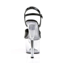 Cargar imagen en el visor de la galería, Tacones Pleaser SKY-309 Negro Charol Transparente